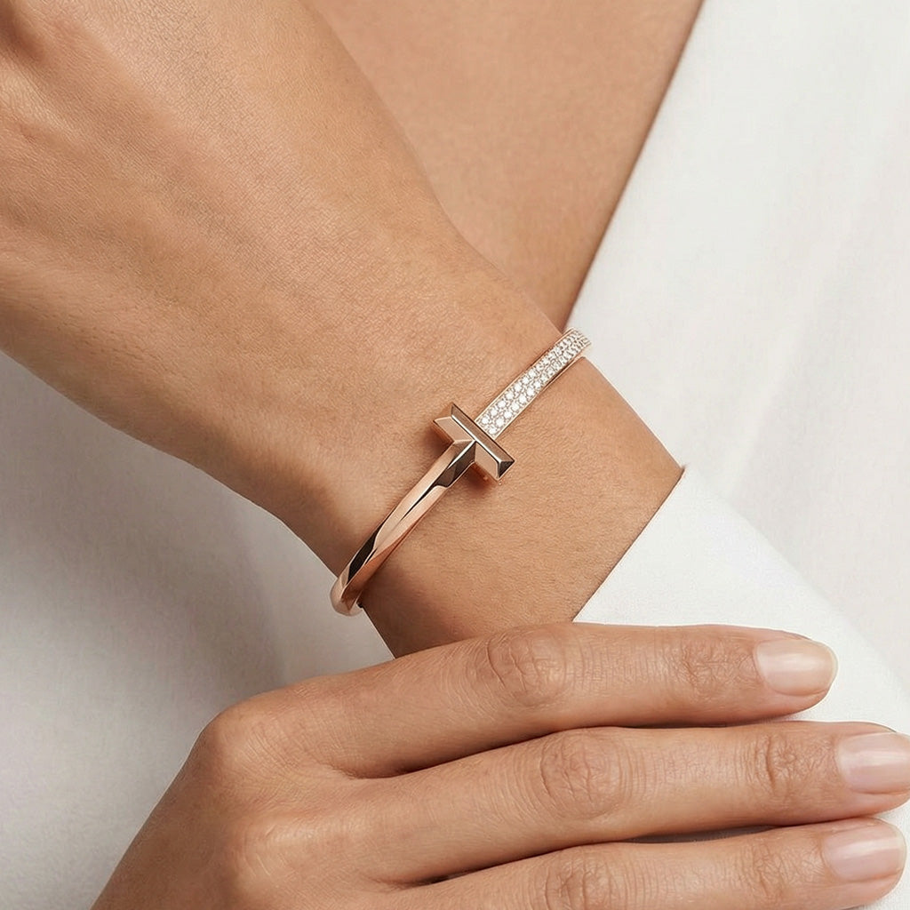 Tiffany Wide Hinged Bracelet