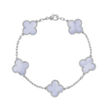 Van Cleef & Arpels Vintage Alhambra Chalcedony Clover Bracelet