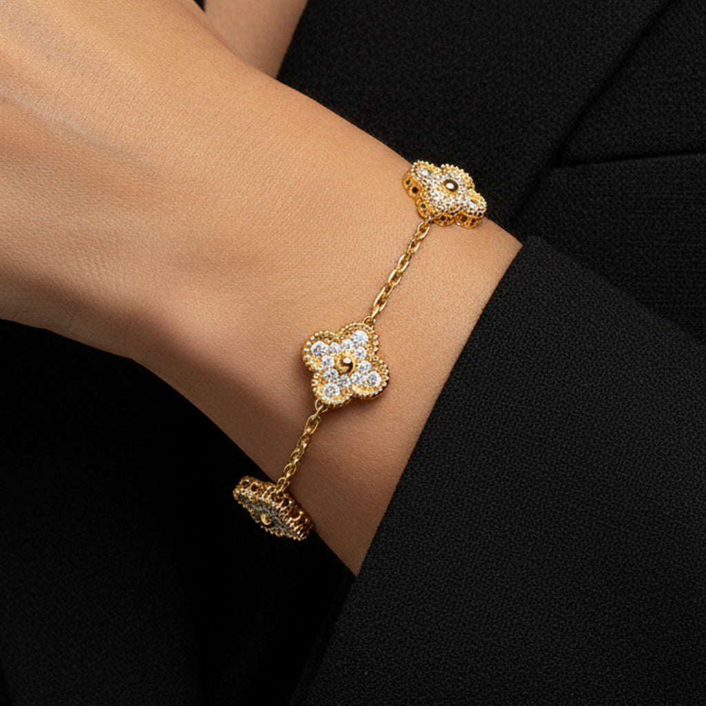 Van Cleef & Arpels Vintage Alhambra Clover Bracelet