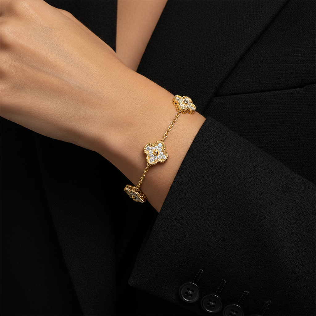 Van Cleef & Arpels Vintage Alhambra Clover Bracelet