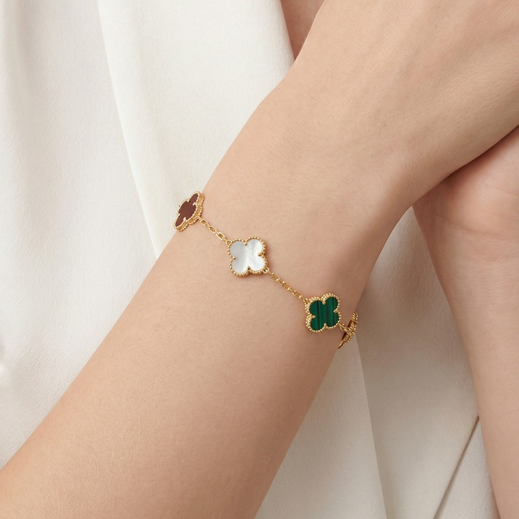 Van Cleef & Arpels Vintage Alhambra Color Bracelet