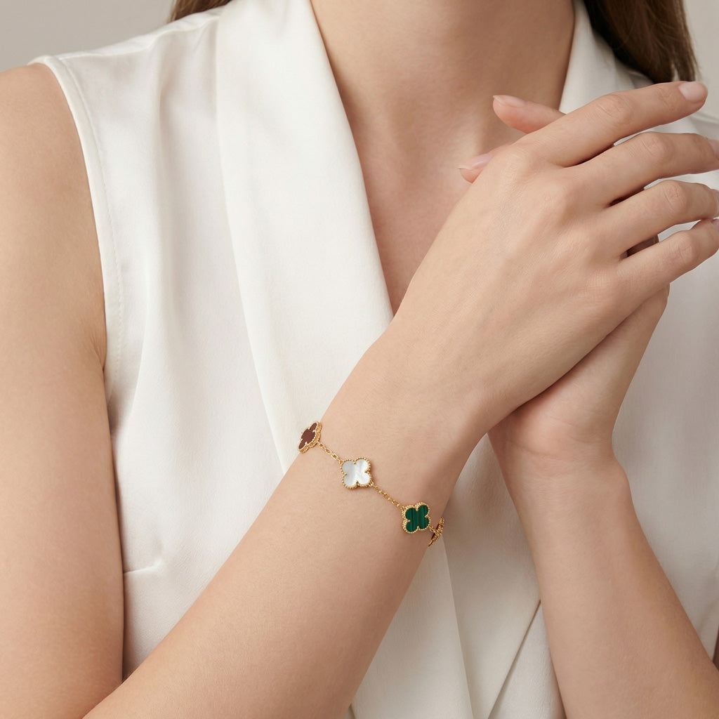 Van Cleef & Arpels Vintage Alhambra Color Bracelet