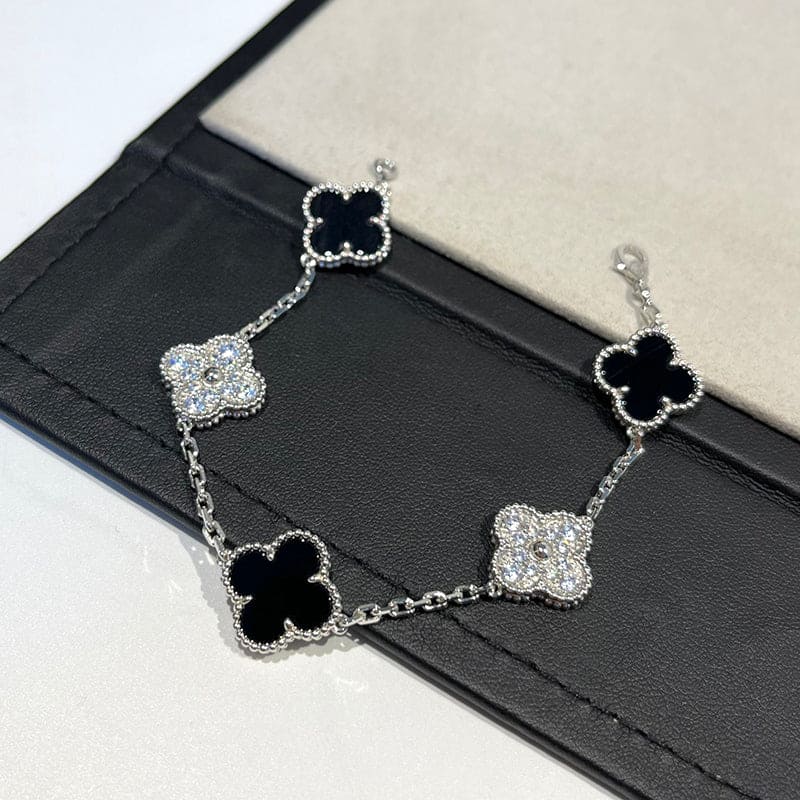 Van Cleef & Arpels Vintage Alhambra Five Motifs Clover Elegance Bracelet