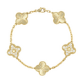 Van Cleef & Arpels Vintage Alhambra Five Motifs Bracelet