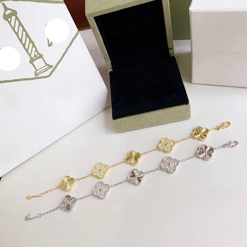 Van Cleef & Arpels Vintage Alhambra Five Motifs Bracelet
