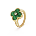 Van Cleef & Arpels Vintage Alhambra Malachite Ring