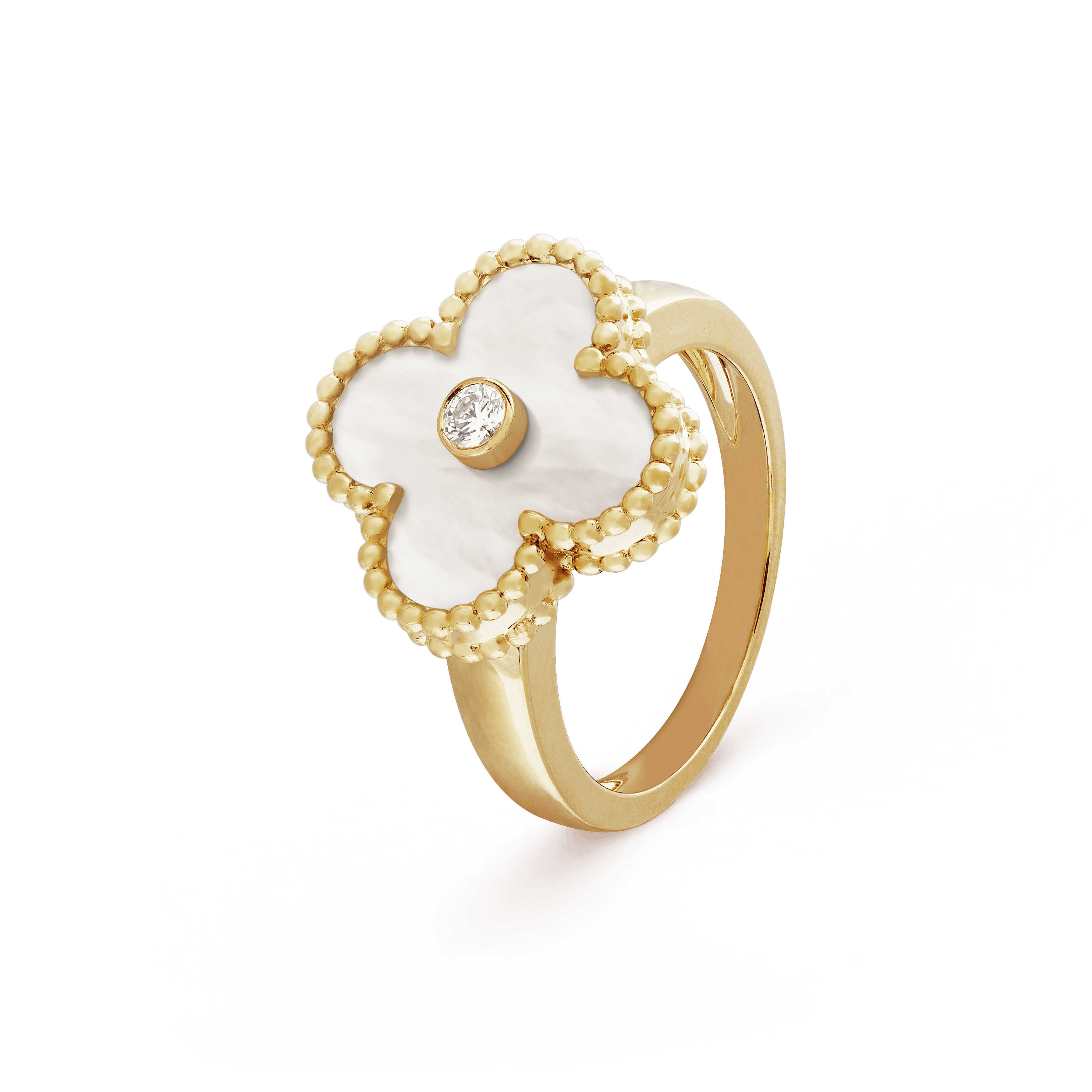 Van Cleef & Arpels Vintage Alhambra Pearl Ring