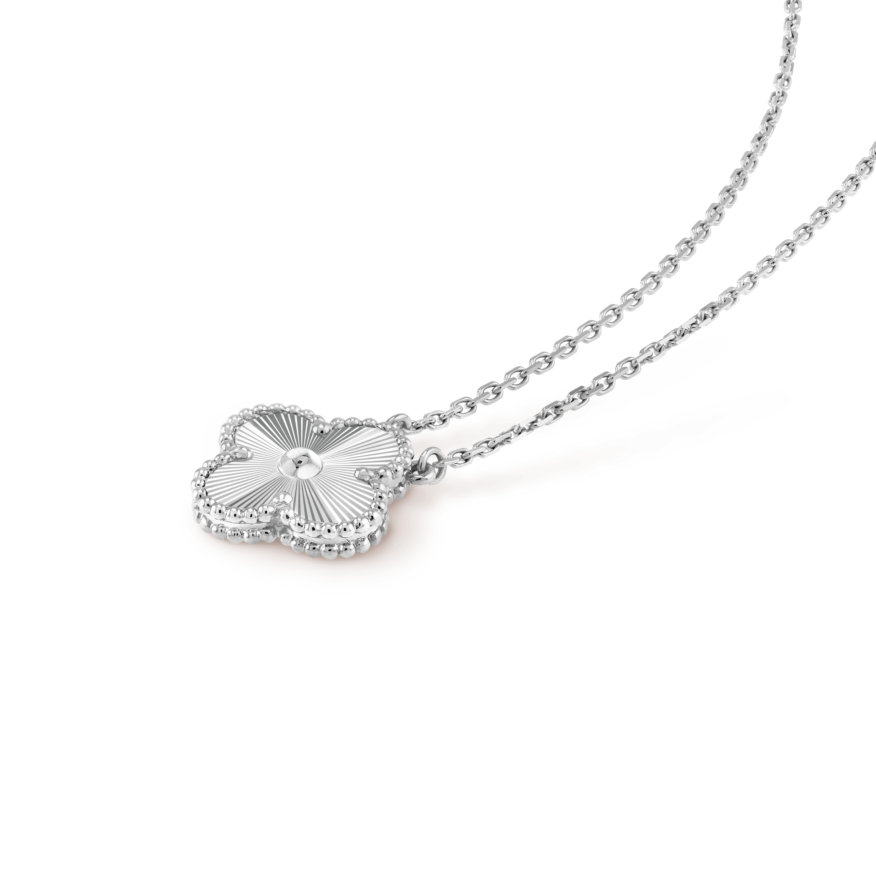 Van Cleef & Arpels Vintage Alhambra Pendant Clover Necklace