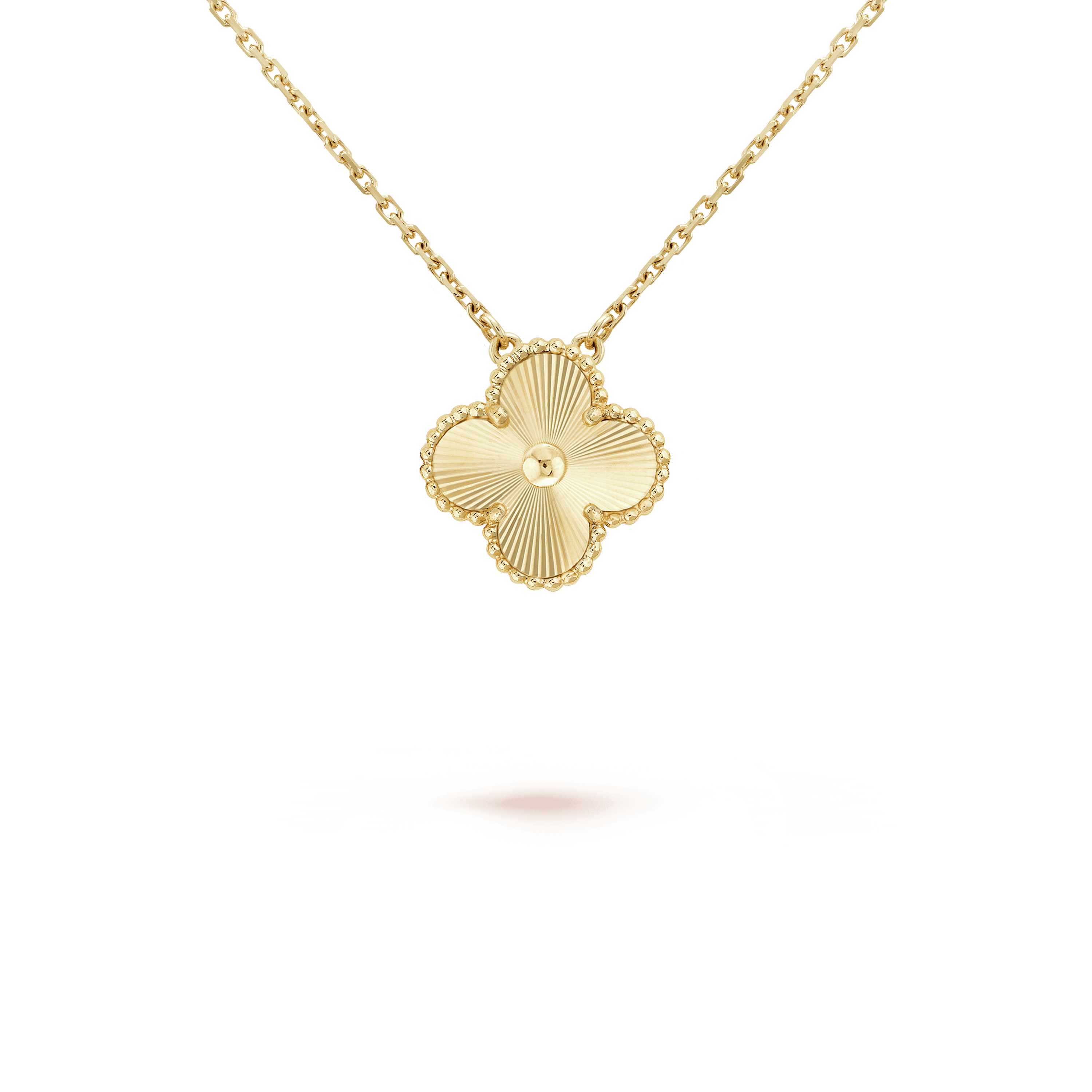 Van Cleef & Arpels Vintage Alhambra Pendant Clover Necklace