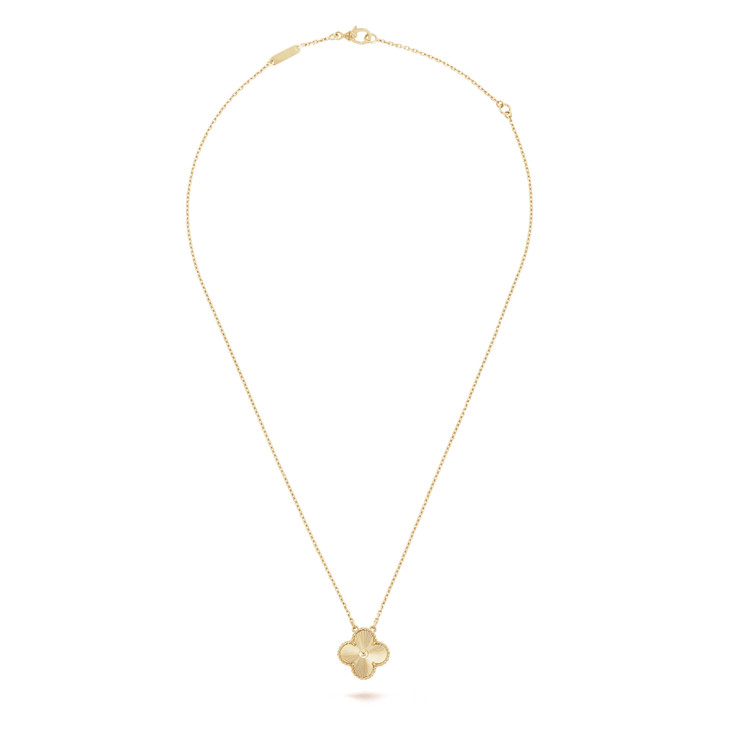 Van Cleef & Arpels Vintage Alhambra Pendant Clover Necklace