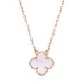 Van Cleef & Arpels Vintage Alhambra Pink Mother Of Pearl Necklace