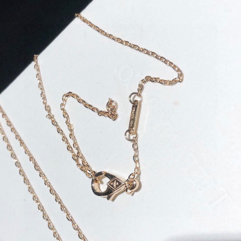 Van Cleef & Arpels Vintage Alhambra Pink Mother Of Pearl Necklace
