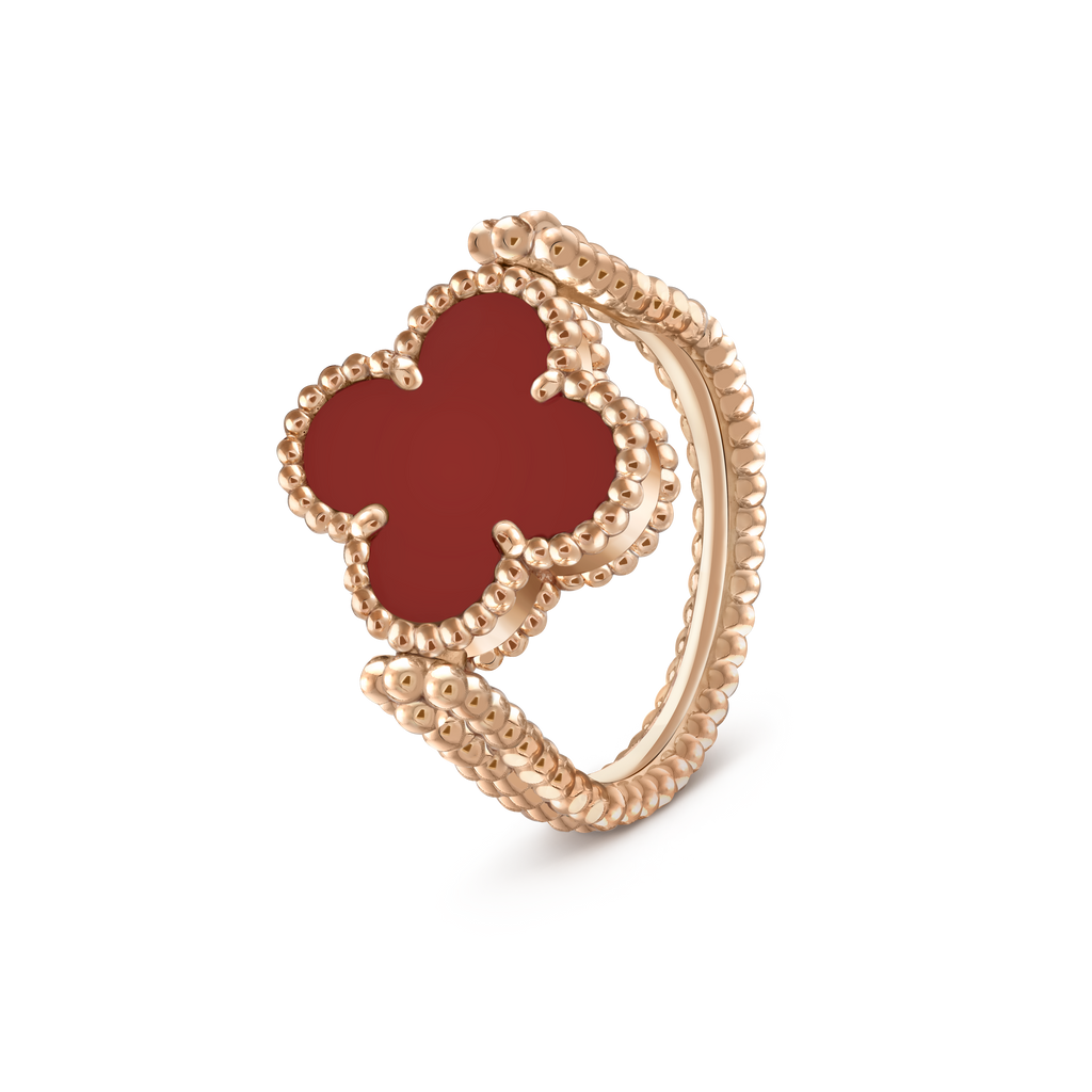 Van Cleef & Arpels Vintage Alhambra Reversible Ring