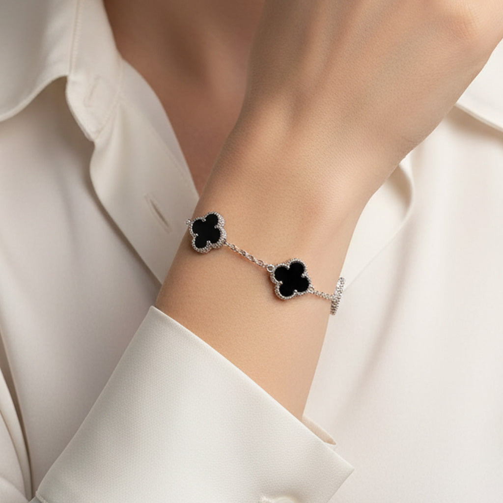 Van Cleef & Arpels Vintage Alhambra Five Motifs Clover Bracelet