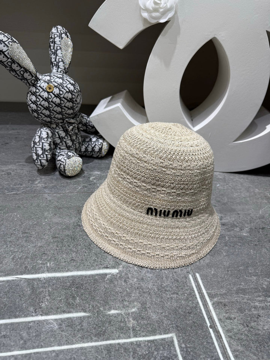 Miumiu Knitted Fisherman Hat