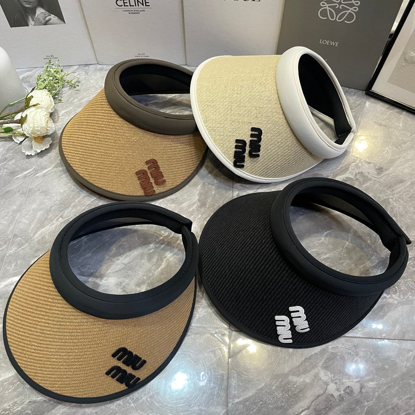 MiuMiu Open-top sun hat