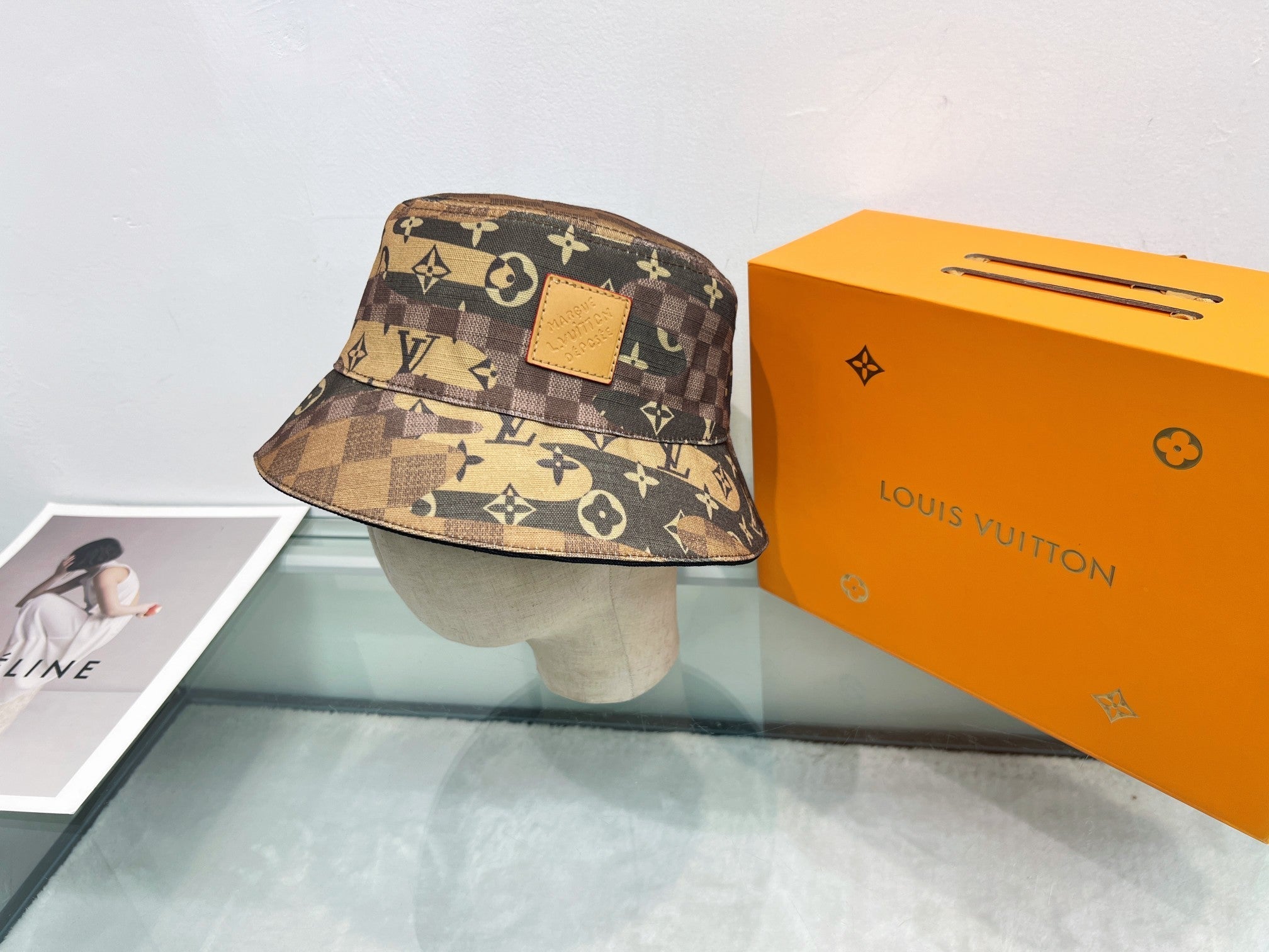 LV Double-sided Camouflage Fisherman Hat